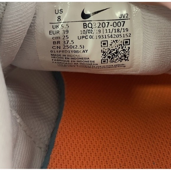 Nike Women's Revolution 5 BQ3207-007 White Running Shoes Sneakers Size 8 - Picture 8 of 9